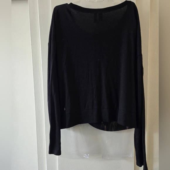 Zella Women's Black Long Sleeve Top - Picture 3 of 4